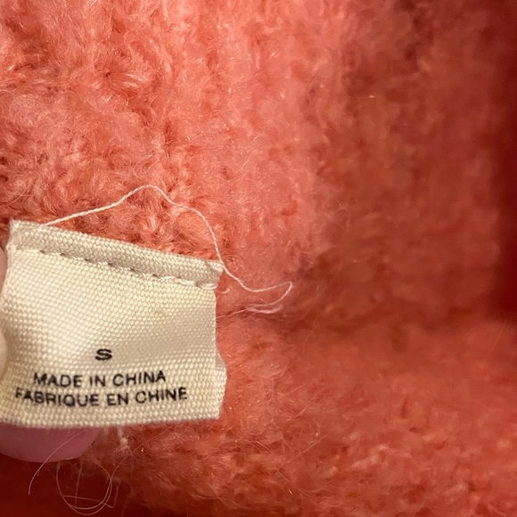 Anthropologie Moth Pink Wool Sweater Size Small - Picture 6 of 9